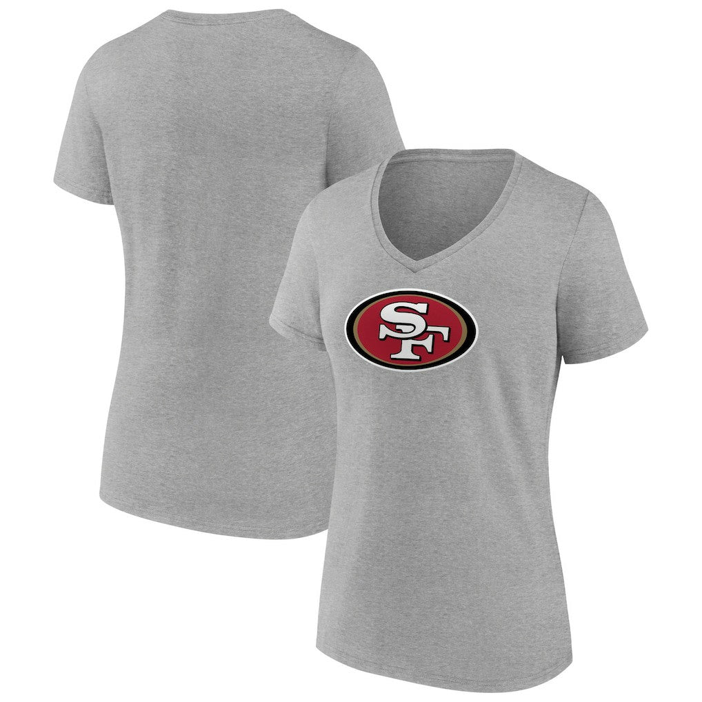Women's Primary Team Logo V-Neck T-Shirt - San Francisco 49ers