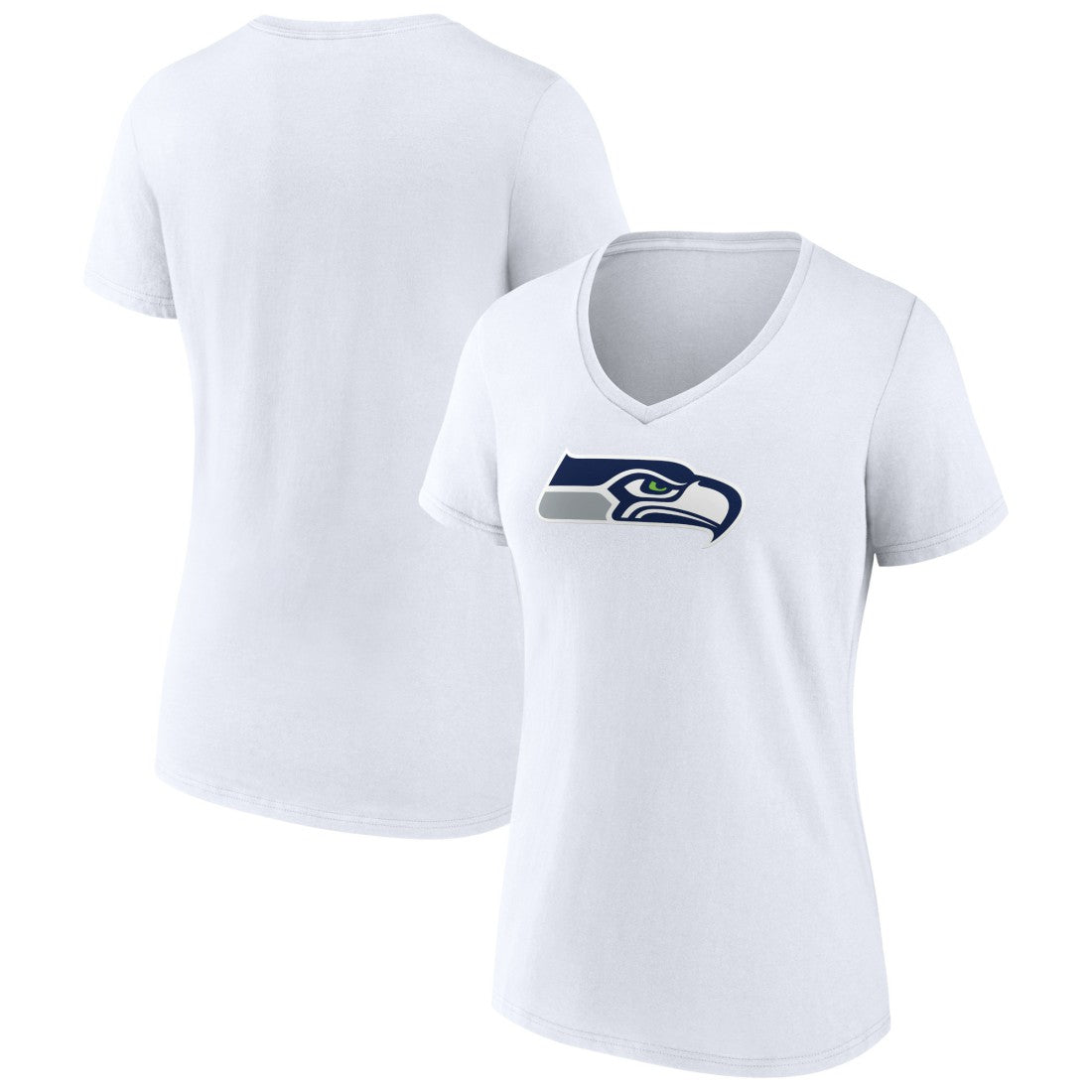 Women's Primary Team Logo V-Neck T-Shirt - Seattle Seahawks