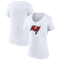 Women's Primary Team Logo V-Neck T-Shirt - Tampa Bay Buccaneers