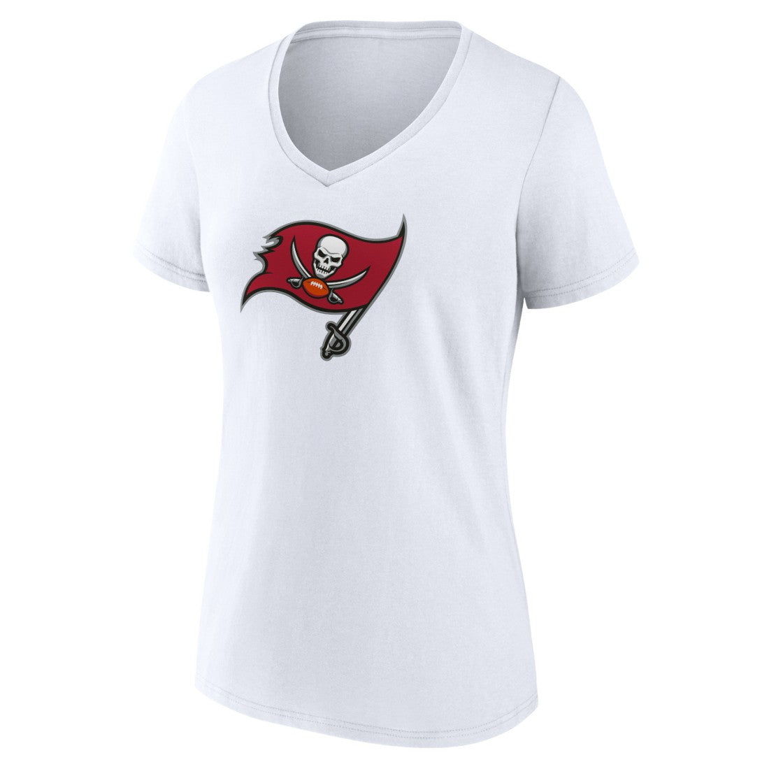 Women's Primary Team Logo V-Neck T-Shirt - Tampa Bay Buccaneers