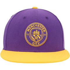 Manchester City America's Game Fitted Hat -  Purple/Yellow