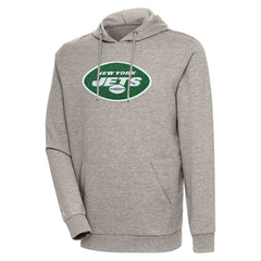 Antigua Action Chenille Pullover Hoodie - New York Jets