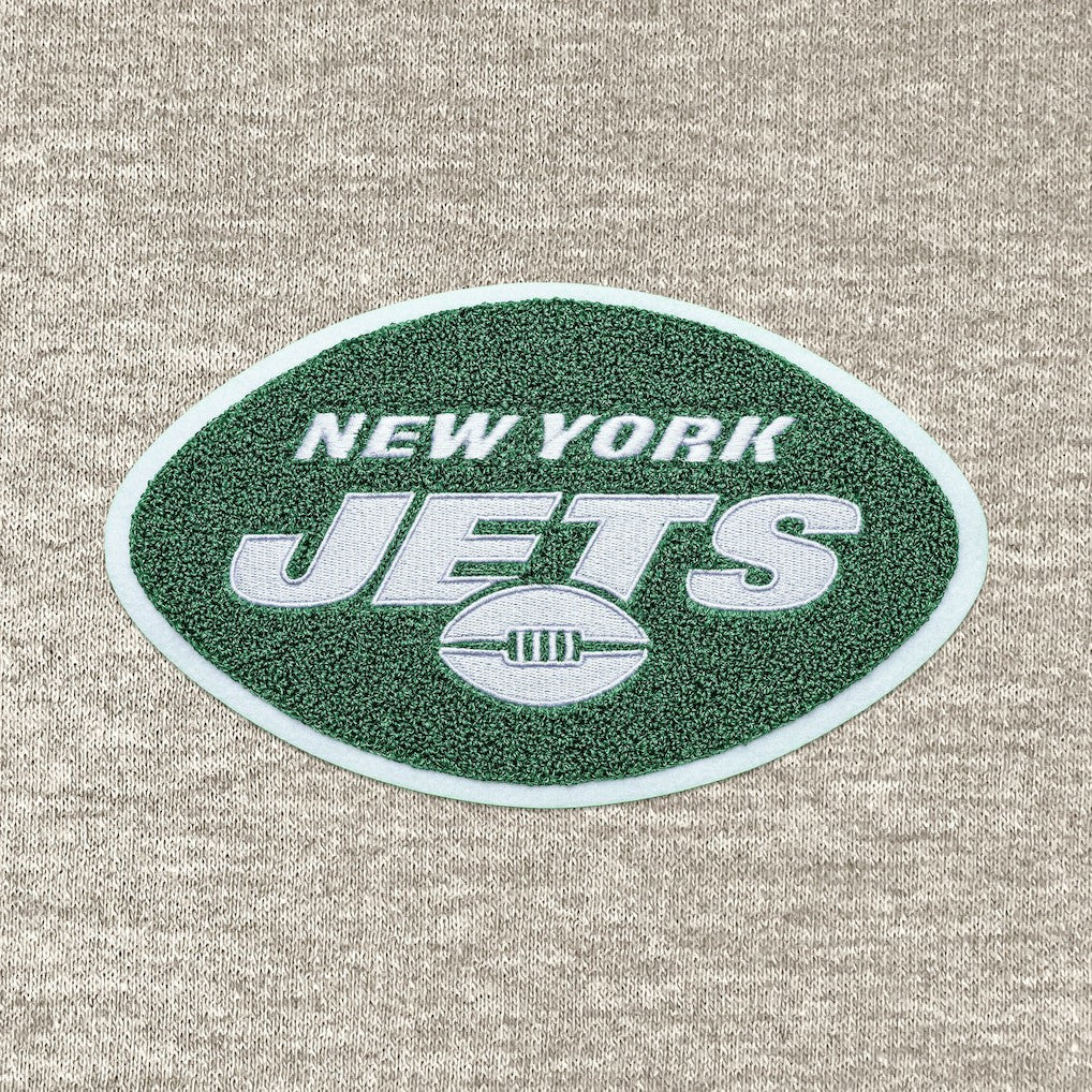 Antigua Action Chenille Pullover Hoodie - New York Jets