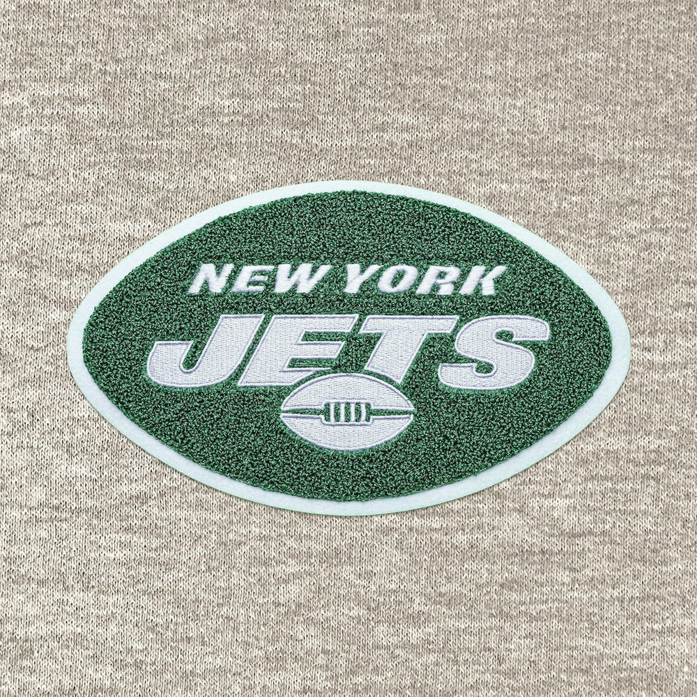 Antigua Action Chenille Pullover Hoodie - New York Jets