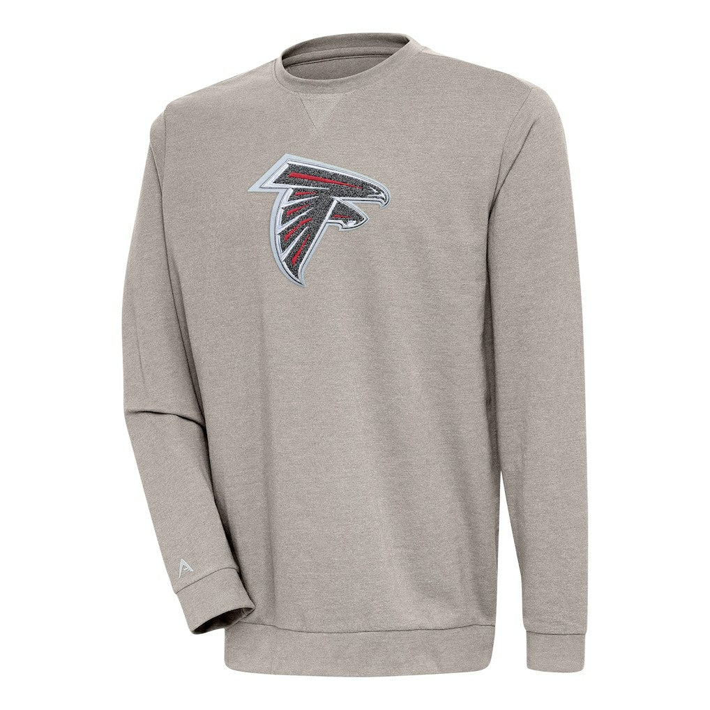 Antigua Reward Chenille Pullover Crewneck Sweatshirt - Atlanta Falcons