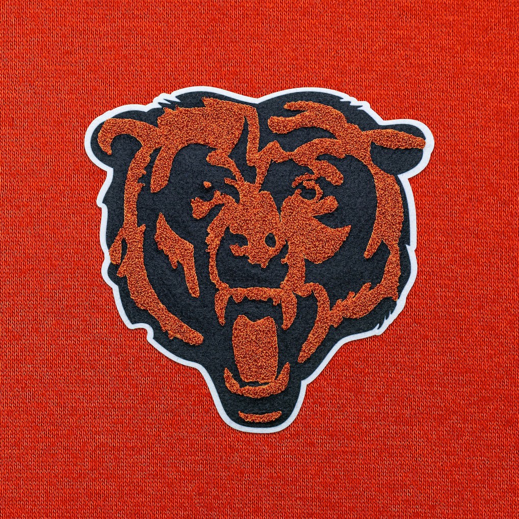 Antigua Victory Chenille Pullover Hoodie - Chicago Bears