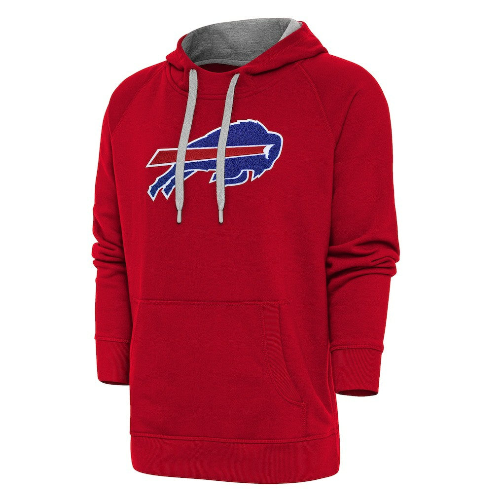 Antigua Victory Chenille Pullover Hoodie - Buffalo Bills