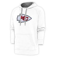 Antigua Victory Chenille Pullover Hoodie - Kansas City Chiefs