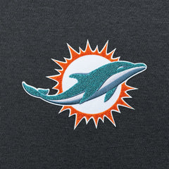 Antigua Victory Chenille Pullover Hoodie - Miami Dolphins