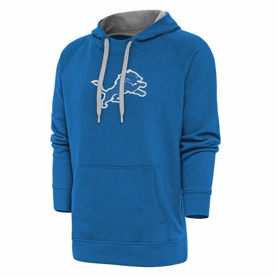 Antigua Victory Chenille Pullover Hoodie - Detroit Lions