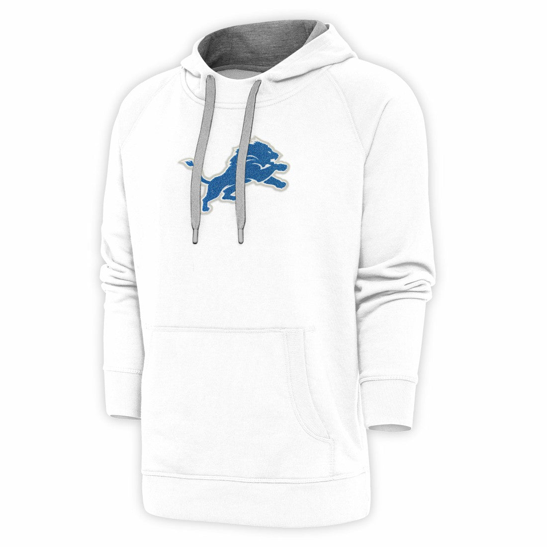 Antigua Victory Chenille Pullover Hoodie - Detroit Lions