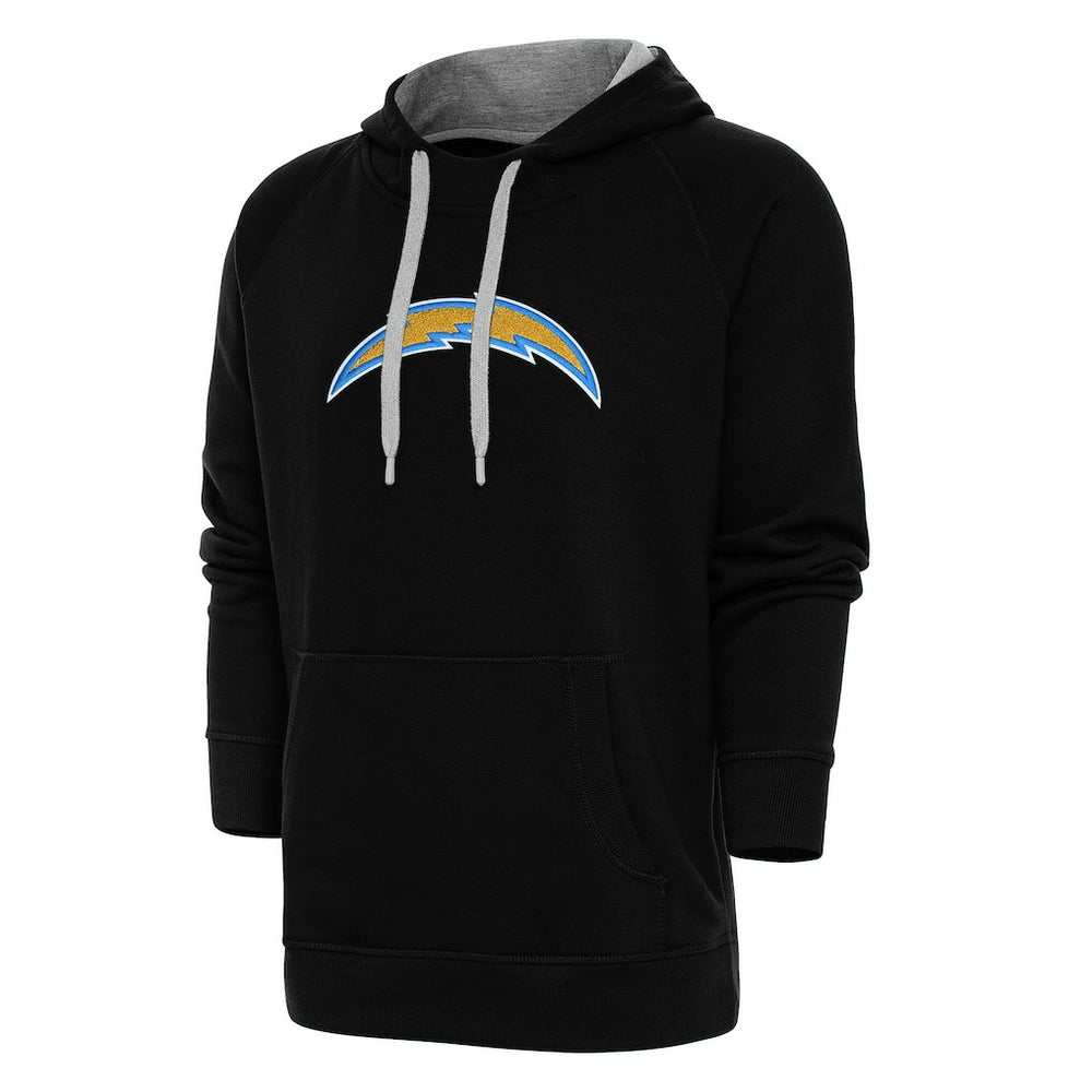Antigua Victory Chenille Pullover Hoodie - Los Angeles Chargers