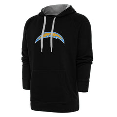 Antigua Victory Chenille Pullover Hoodie - Los Angeles Chargers