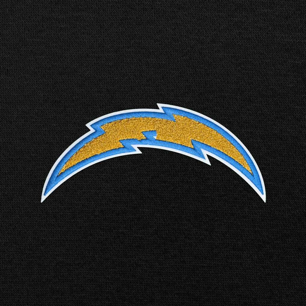 Antigua Victory Chenille Pullover Hoodie - Los Angeles Chargers
