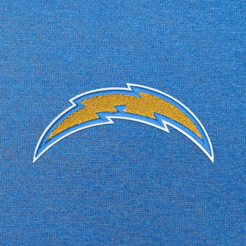 Antigua Victory Chenille Pullover Hoodie - Los Angeles Chargers