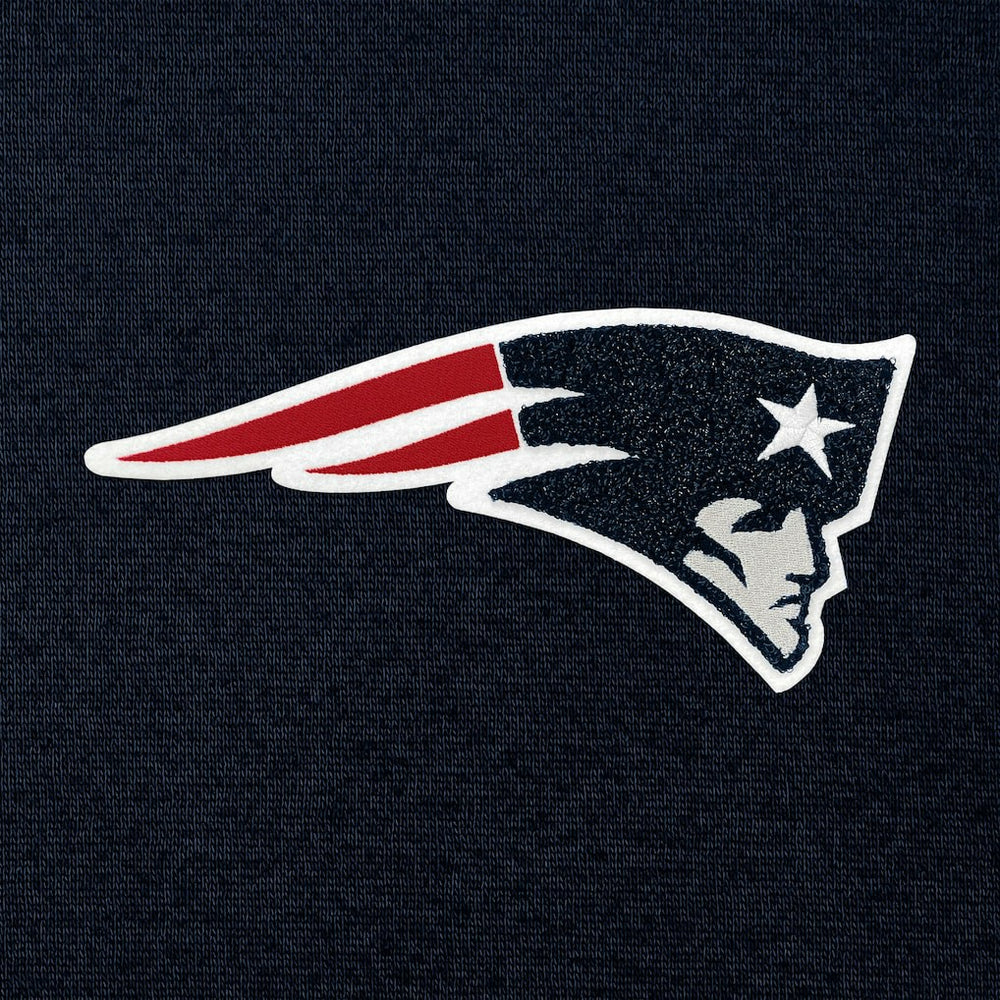Antigua Victory Chenille Pullover Hoodie - New England Patriots