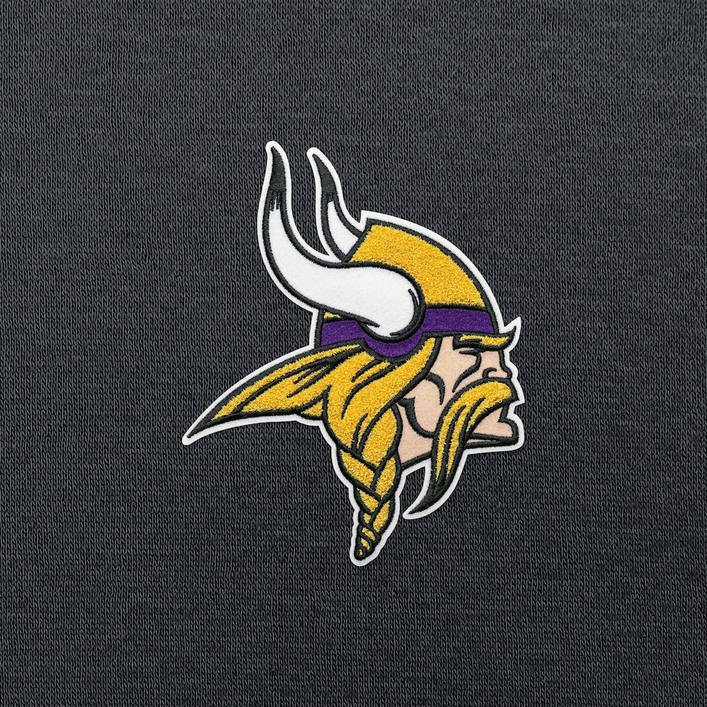 Antigua Victory Chenille Pullover Hoodie - Minnesota Vikings