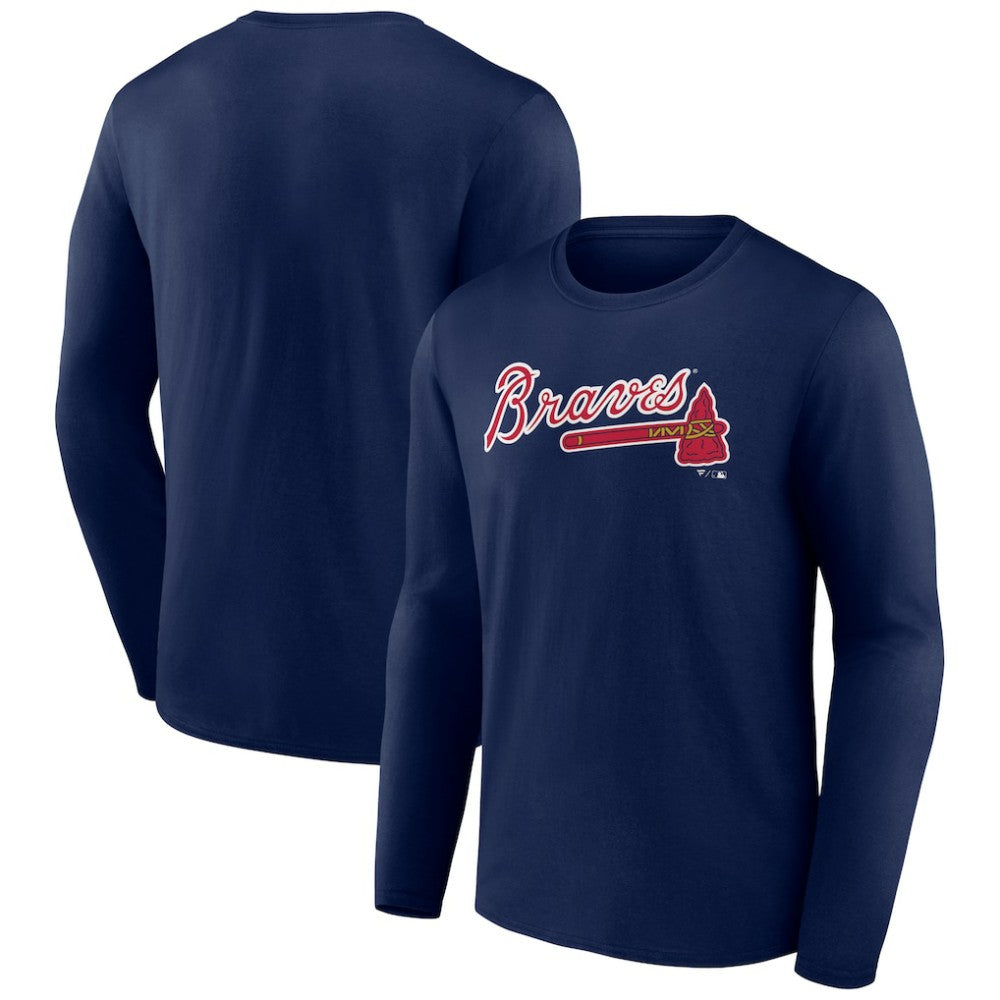 MLB Atlanta Braves Wordmark Long Sleeve T-Shirt