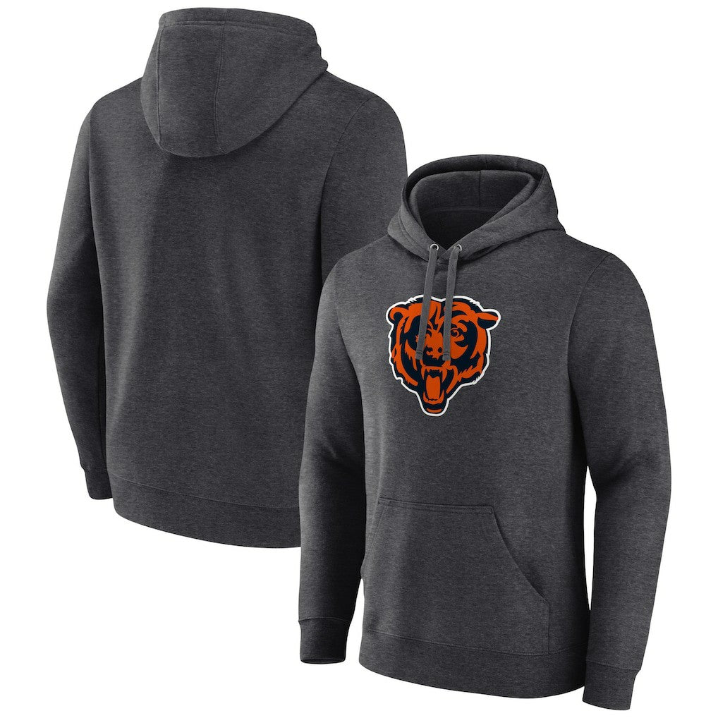 Primary Team Logo Fitted Pullover Hoodie - Chicago Bears
