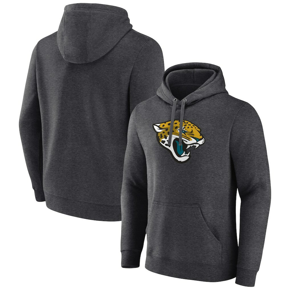 Primary Team Logo Fitted Pullover Hoodie - Jacksonville Jaguars