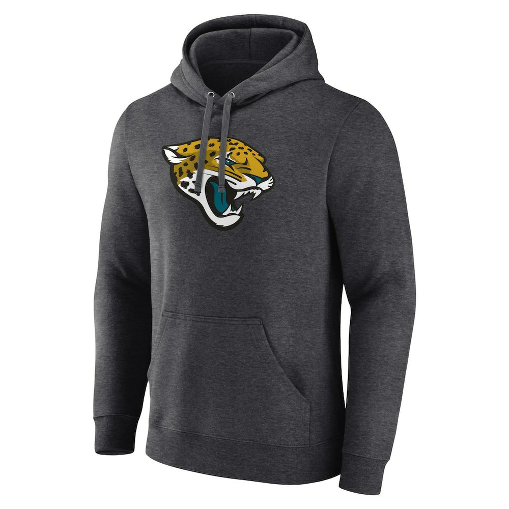 Primary Team Logo Fitted Pullover Hoodie - Jacksonville Jaguars