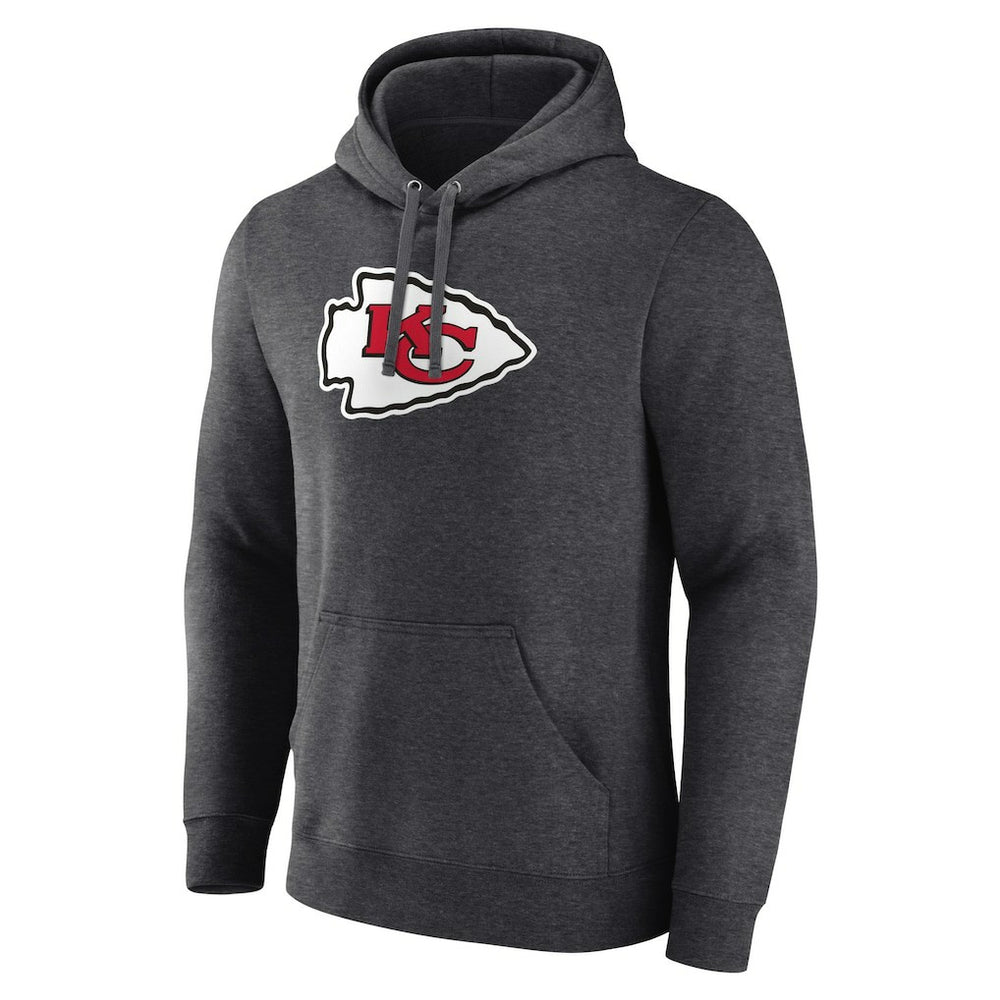 Primary Team Logo Fitted Pullover Hoodie - Kansas City Chiefs