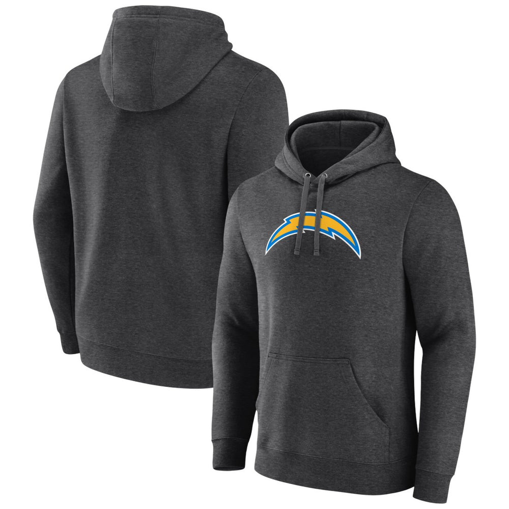 Primary Team Logo Fitted Pullover Hoodie - Los Angeles Chargers