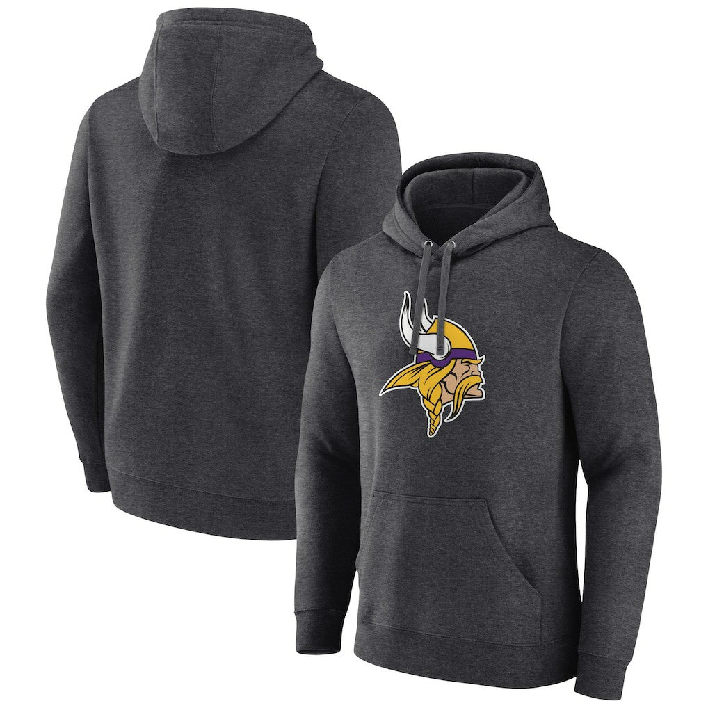 Primary Team Logo Fitted Pullover Hoodie - Minnesota Vikings
