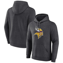 Primary Team Logo Fitted Pullover Hoodie - Minnesota Vikings