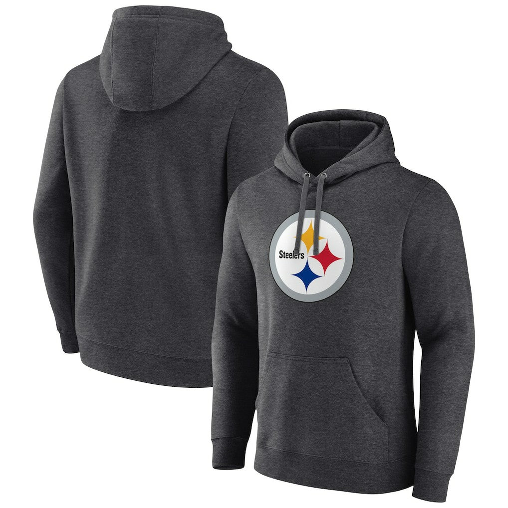 Primary Team Logo Fitted Pullover Hoodie - Pittsburgh Steelers