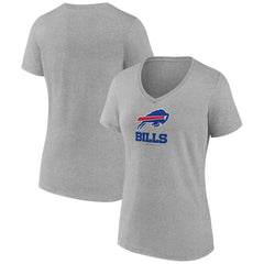 Women's Logo Team Lockup V-Neck T-Shirt - Buffalo Bills
