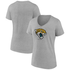 Women's Logo Team Lockup V-Neck T-Shirt - Jacksonville Jaguars