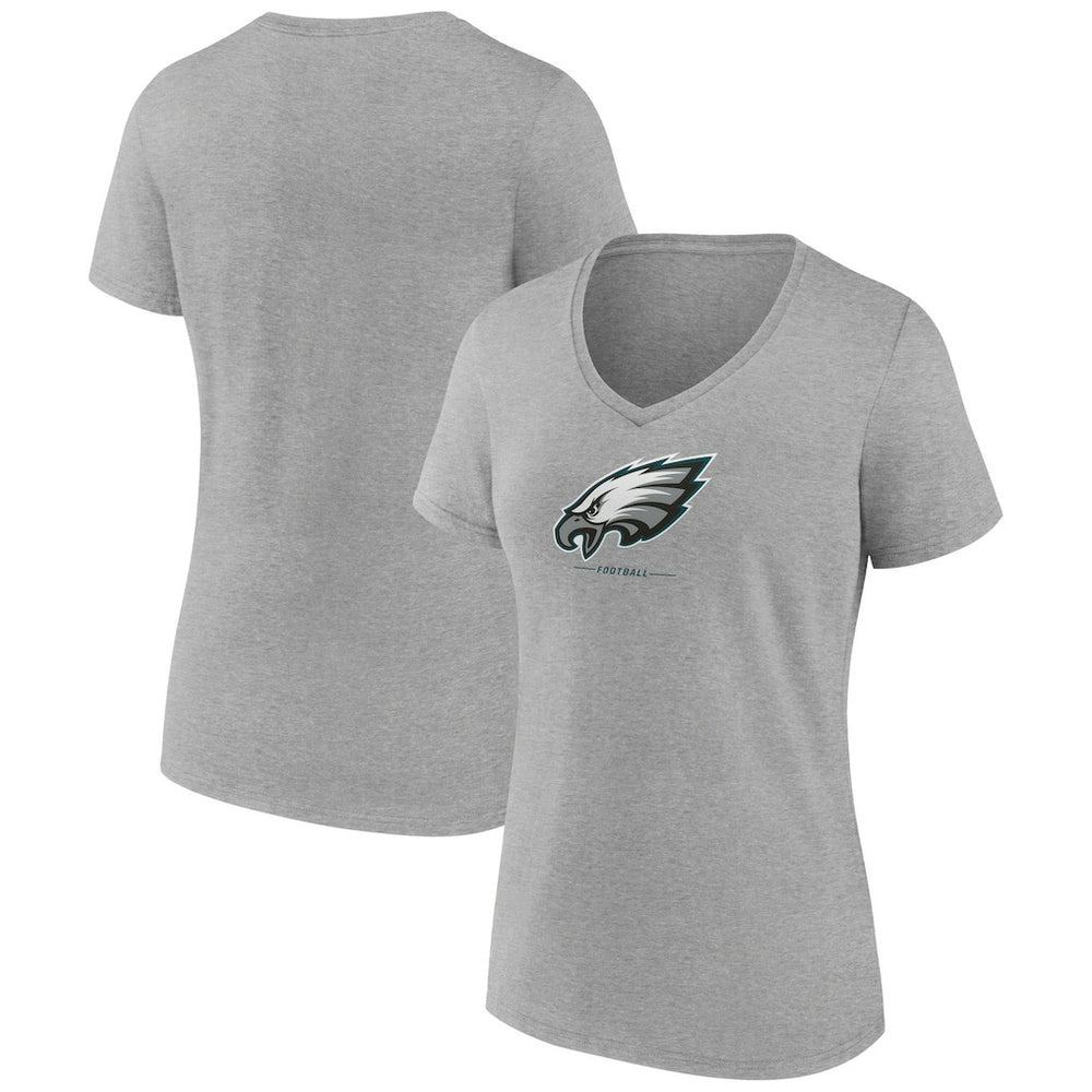 Women's Logo Team Lockup V-Neck T-Shirt - Philadelphia Eagles