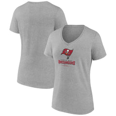 Women's Logo Team Lockup V-Neck T-Shirt - Tampa Bay Buccaneers