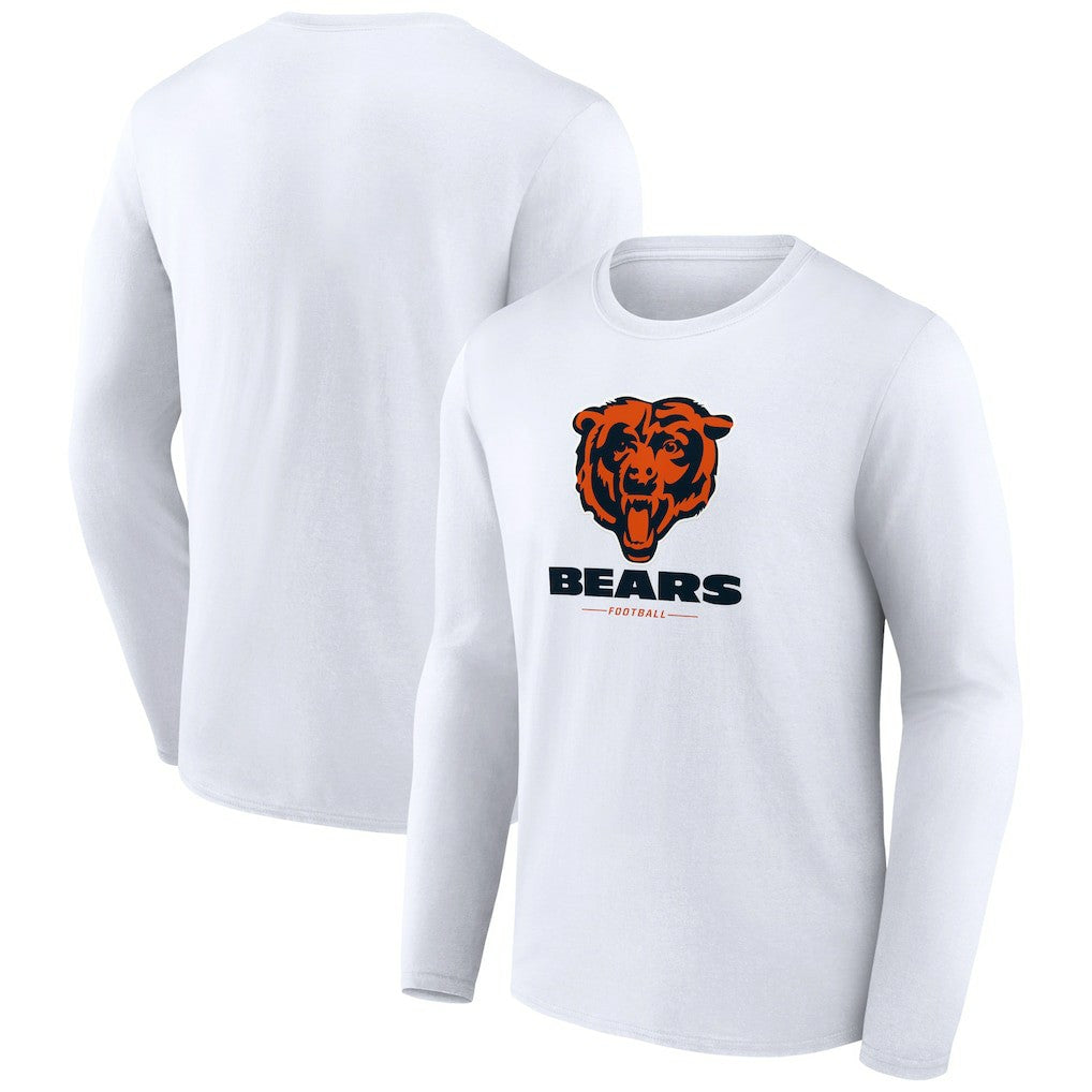 Logo Team Lockup Long Sleeve T-Shirt - Chicago Bears