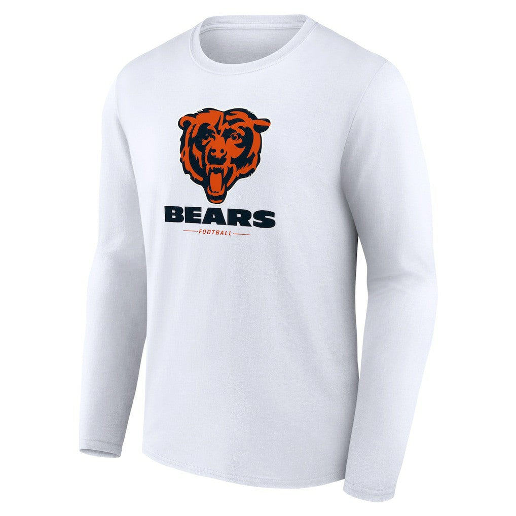 Logo Team Lockup Long Sleeve T-Shirt - Chicago Bears