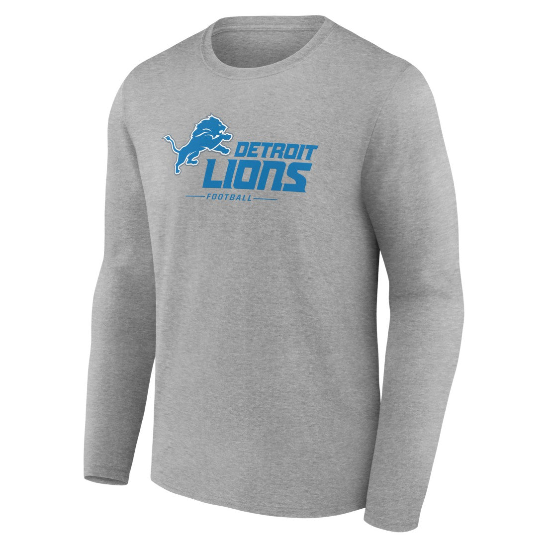 Logo Team Lockup Long Sleeve T-Shirt - Detroit Lions