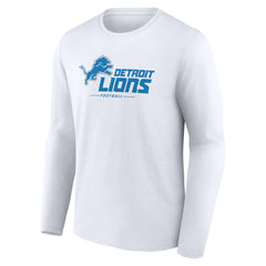 Logo Team Lockup Long Sleeve T-Shirt - Detroit Lions
