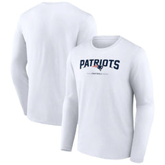 Logo Team Lockup Long Sleeve T-Shirt - New England Patriots
