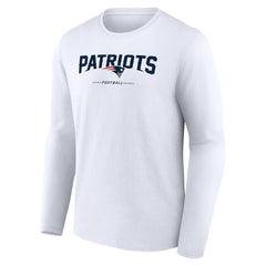 Logo Team Lockup Long Sleeve T-Shirt - New England Patriots