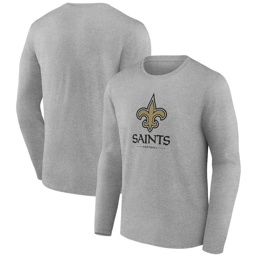 Logo Team Lockup Long Sleeve T-Shirt - New Orleans Saints