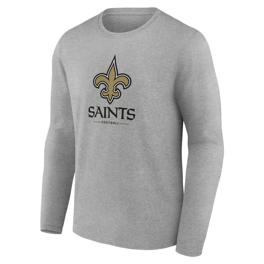 Logo Team Lockup Long Sleeve T-Shirt - New Orleans Saints