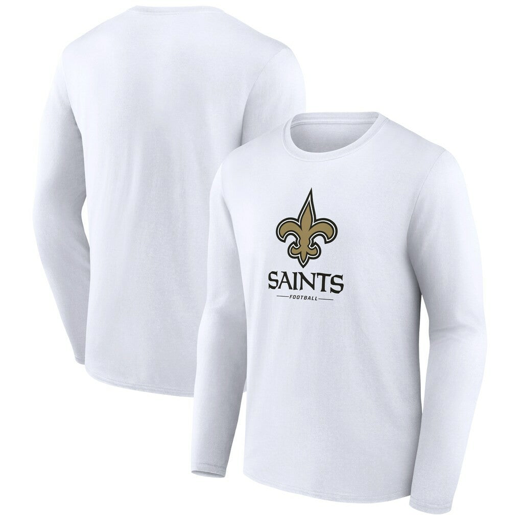 Logo Team Lockup Long Sleeve T-Shirt - New Orleans Saints