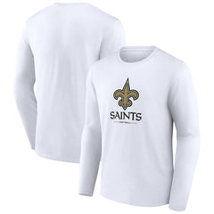 Logo Team Lockup Long Sleeve T-Shirt - New Orleans Saints