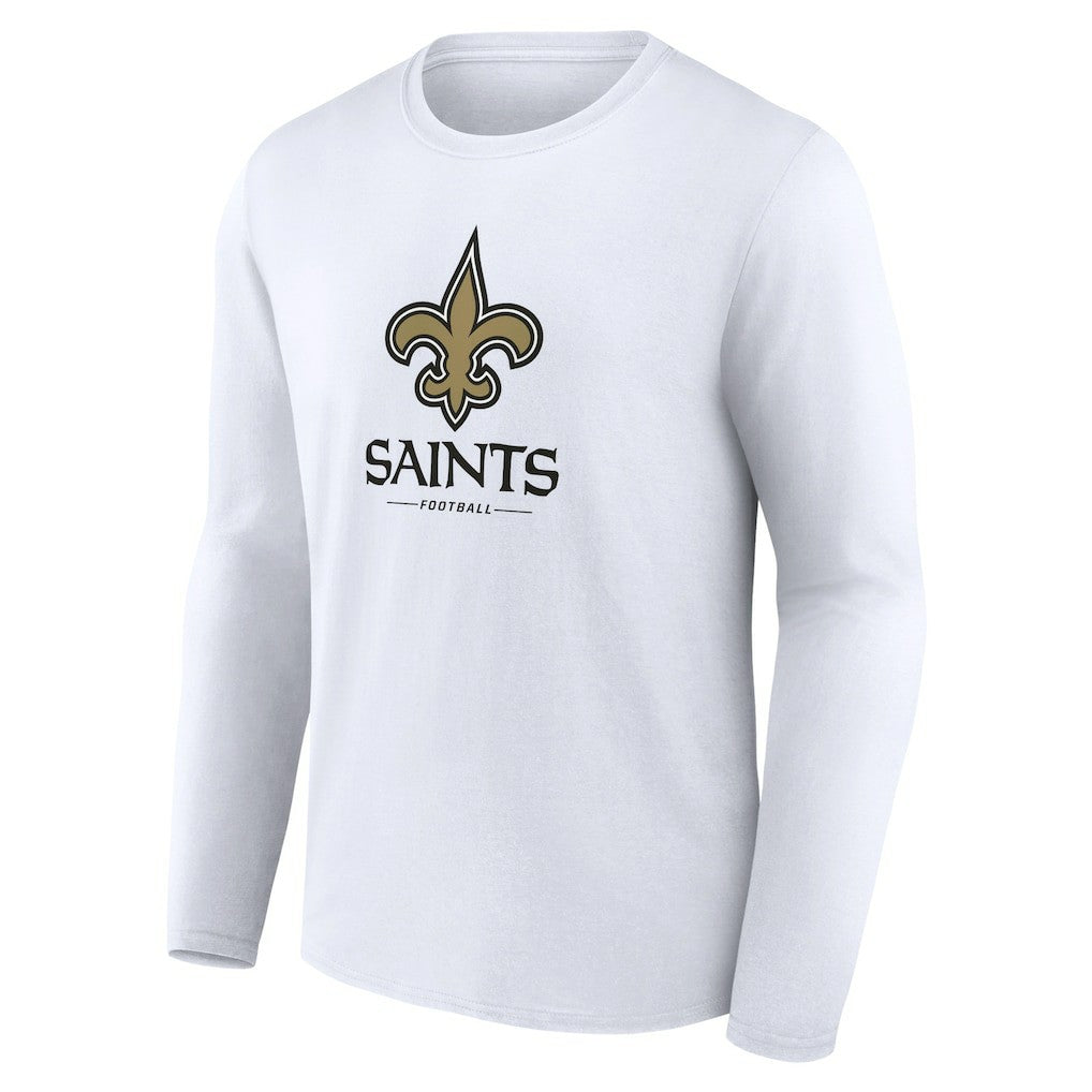 Logo Team Lockup Long Sleeve T-Shirt - New Orleans Saints
