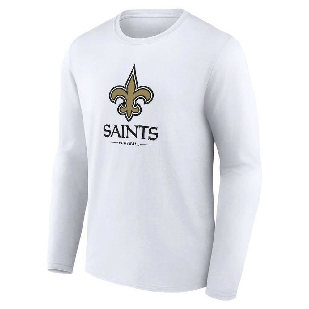 Logo Team Lockup Long Sleeve T-Shirt - New Orleans Saints