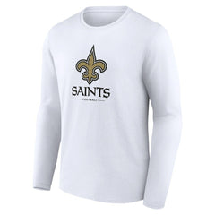 Logo Team Lockup Long Sleeve T-Shirt - New Orleans Saints