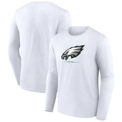 Logo Team Lockup Long Sleeve T-Shirt - Philadelphia Eagles