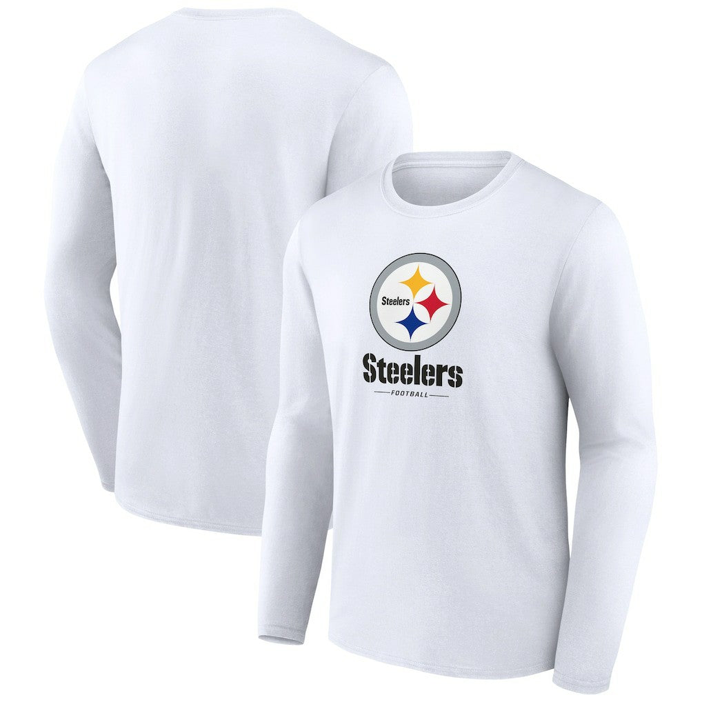 Logo Team Lockup Long Sleeve T-Shirt - Pittsburgh Steelers
