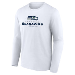 Logo Team Lockup Long Sleeve T-Shirt - Seattle Seahawks